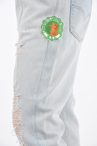LEVIS Jeans Straight Relaxed Fit Distressed