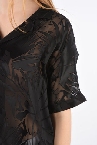 Short Sleeve Sheer Shirt