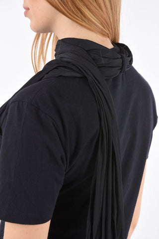 Top Asimmetrico con Collo Drappeggiato