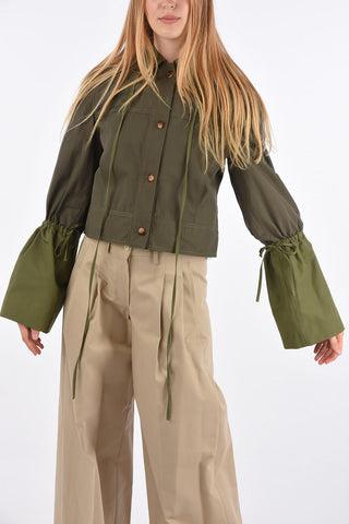 Cotton Cropped Jacket 