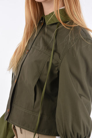 Cotton Cropped Jacket 