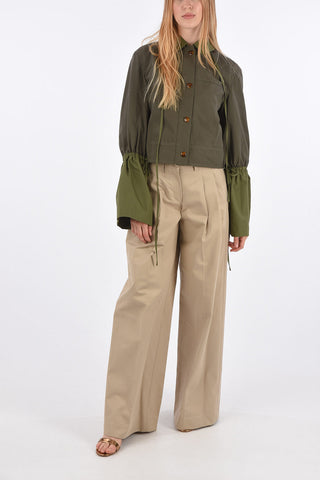 Cotton Cropped Jacket 