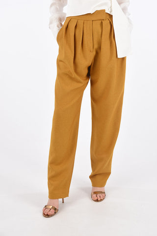 Pantaloni a Vita Alta con Pinces