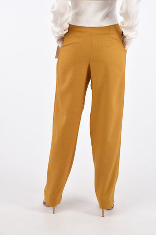 Pantaloni a Vita Alta con Pinces