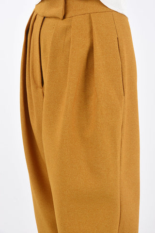 Pantaloni a Vita Alta con Pinces