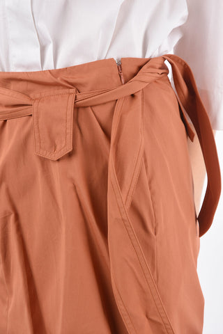 Bubble Miniskirt with Belt
