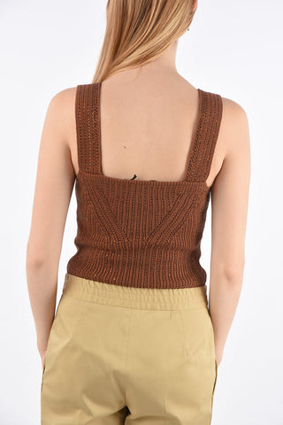 Crochet Top with Jewel Applications