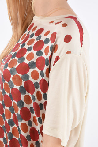 T-Shirt Oversize in Seta 