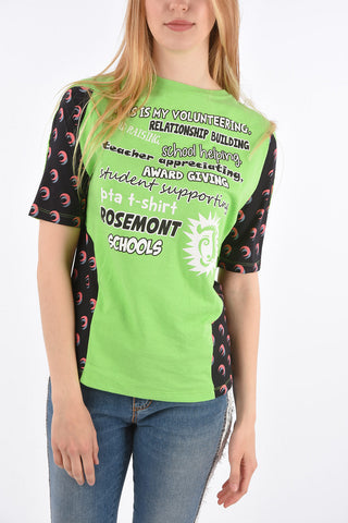 GREEN LINE Fluo Printed Crew-Neck T-Shirt
