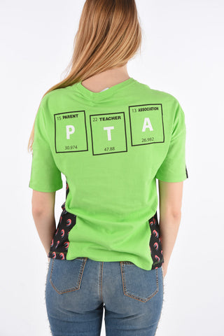 GREEN LINE Fluo Printed Crew-Neck T-Shirt