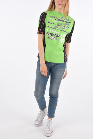 GREEN LINE Fluo Printed Crew-Neck T-Shirt