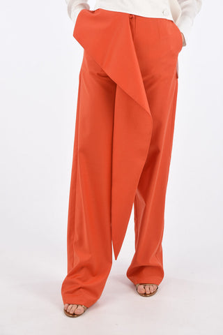 Straight Fit Pants with Waistband