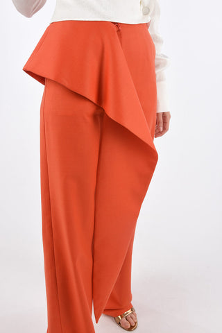 Straight Fit Pants with Waistband