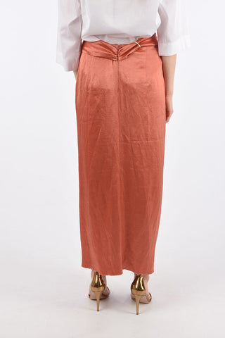 Back Split SARONG Skirt