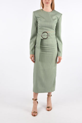 Belted Cut Out Dress