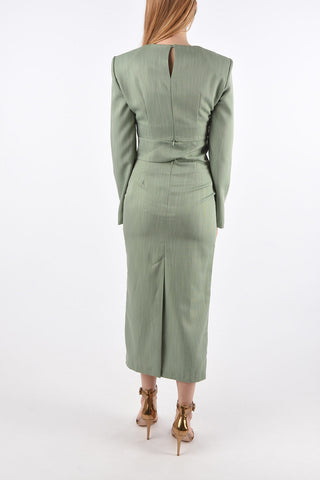 Belted Cut Out Dress
