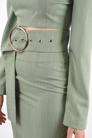 Vestito Cut out Con Cintura
