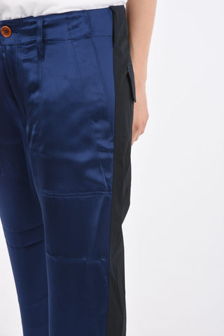 Silk Bicolored Pant