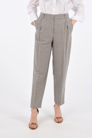 Pantaloni a Quadretti PARIS con una Pince 