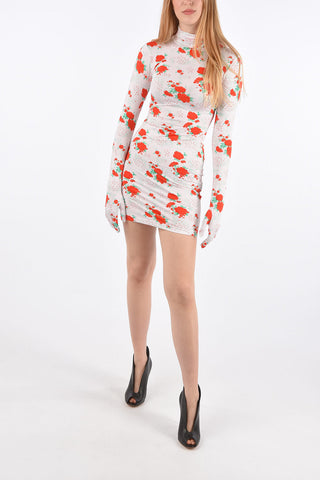 Floral-printed Sheath Dress