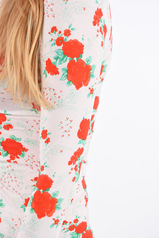 Floral-printed Sheath Dress