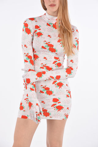 Floral-printed Sheath Dress