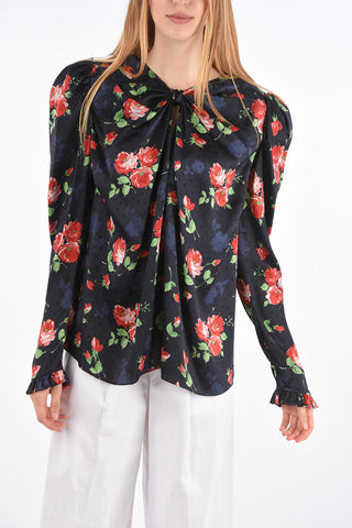 Floral Printed Silk CASERTA Blouse