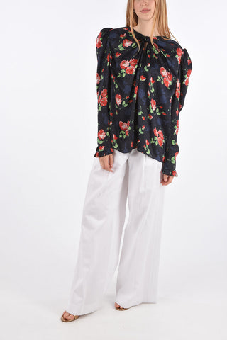 Floral Printed Silk CASERTA Blouse