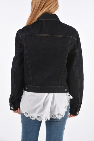 Giubbotto in Denim a Due Tasche 