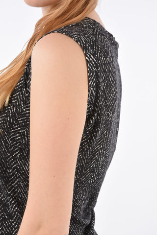 Herringbone Sleeveless Sweater