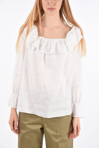 Long Sleeve Frill Top