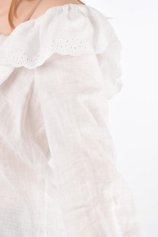 Long Sleeve Frill Top