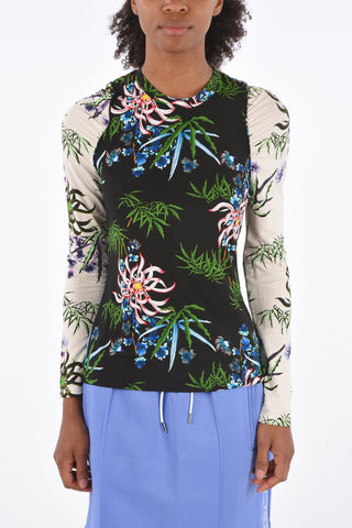 Floral Printed Slim Fit T-Shirt