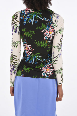 Floral Printed Slim Fit T-Shirt