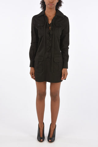  4 Pocket Mini Saharienne Dress