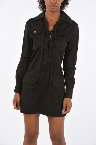  4 Pocket Mini Saharienne Dress