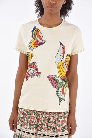 T-shirt Promised Land Large Bird in Cotone