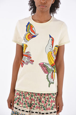 T-shirt Promised Land Large Bird in Cotone