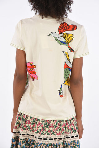 T-shirt Promised Land Large Bird in Cotone