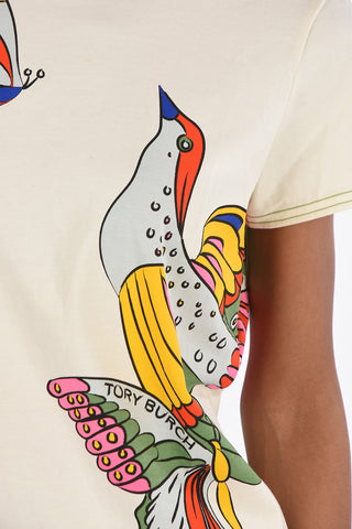 T-shirt Promised Land Large Bird in Cotone