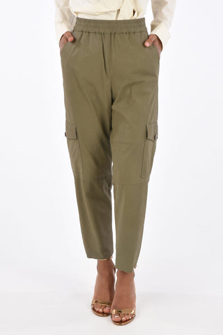 Leather Cargo Pants