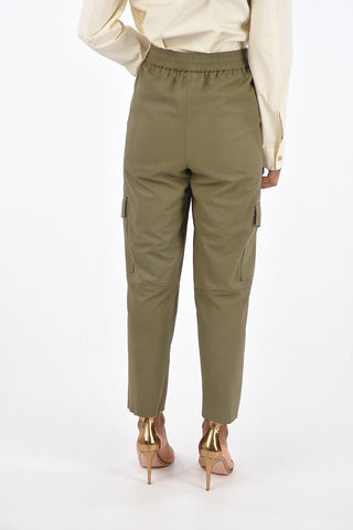 Leather Cargo Pants