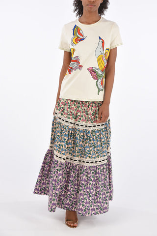 RUNWAY Embroidered Floral Skirt
