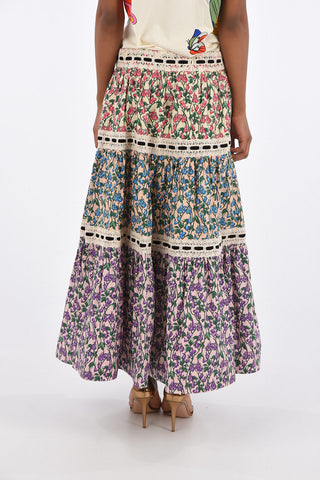 RUNWAY Embroidered Floral Skirt