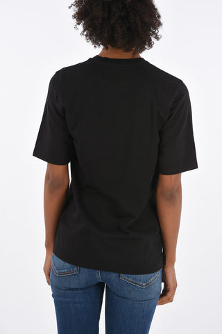 T-Shirt Girocollo DANCERS Ricamata