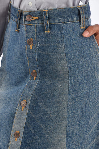 Denim A-Line Skirt