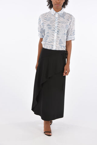 Midi Draped Skirt