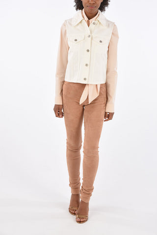 MM6 Sleeveless Denim Jacket