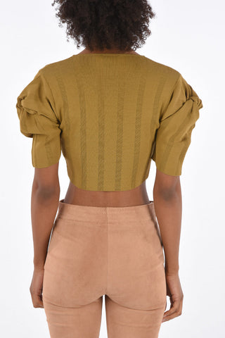 Top Crop Girocollo