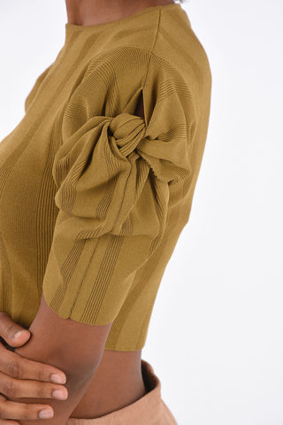 Top Crop Girocollo
